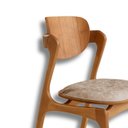 Ver imagem 6 de Conjunto com 2 Cadeiras em Madeira Celeste Gold Bege/Milano/Imbuia Marrom