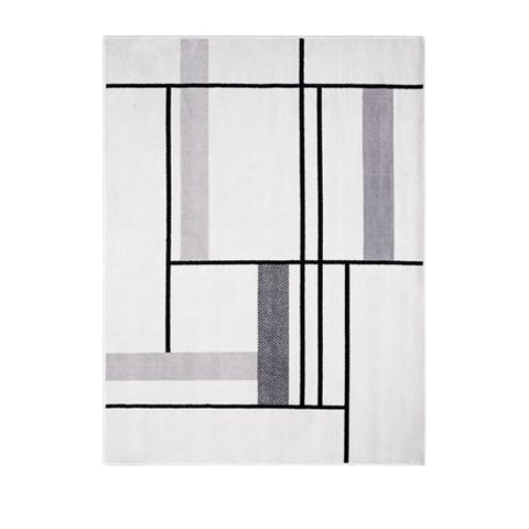 Tapete Sala / Quarto 100 X 150 Cm Renaissance Napier 60 Areia - J. Serrano