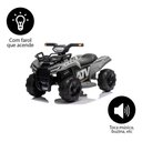 Ver imagem 4 de Mini Quadriciclo Eletrico Infantil 6v Cinza/preto - Belfix