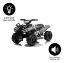 Ver imagem 4 de Mini Quadriciclo Eletrico Infantil 6v Cinza/preto - Belfix