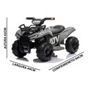 Ver imagem 3 de Mini Quadriciclo Eletrico Infantil 6v Cinza/preto - Belfix