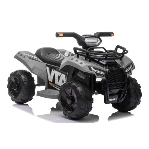 Mini Quadriciclo Eletrico Infantil 6v Cinza/preto - Belfix