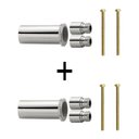 Ver imagem 1 de Kit 02 Prolongador Registro Deca Ou Similar Cromado 20mm