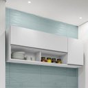 Ver imagem 3 de Armário Aéreo de Geladeira 2 Portas 150 Cm Fênix Branco