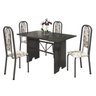 Conjunto de Mesa Tampo Ardósia 120x75cm com 4 Cadeiras Lavínea  - 2