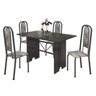 Conjunto de Mesa Tampo Ardósia 120x75cm com 4 Cadeiras Lavínea  - 2