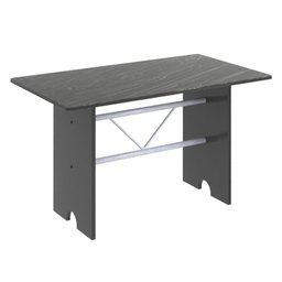 Conjunto de Mesa Tampo Ardósia 120x75cm com 4 Cadeiras Lavínea  - 4
