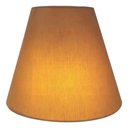 Ver imagem 5 de Arandela Retro Cone Md-2001 Cúpula em Tecido 25-26x13cm Palha - Bivolt