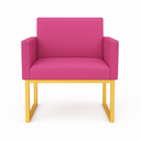 Ver imagem 2 de Poltrona Decorativa Reforçada para Recepção e Sala de Espera Rose