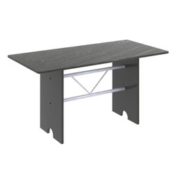 Conjunto de Mesa 140x75cm Tampo Ardósia com 6 Cadeiras Lavínea  - 4