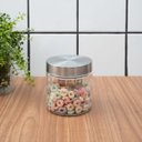 Ver imagem 5 de Pote bolhas 800ml de vidro com tampa inox redondo - Mozcada