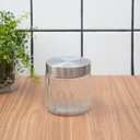 Ver imagem 6 de Pote bolhas 800ml de vidro com tampa inox redondo - Mozcada