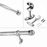 Varão Para Cortina 2 m 28mm Suporte Aluminio Maciço Resistente Decoribitinga varões para cortina 2 m - 2