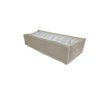 Colmeia Organizadora Gaveta Adulto Matelassê Marfim 40x14x10cm - 4