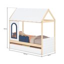 Ver imagem 4 de Bicama Infantil Casinha com Led e Janela New Garden Casatema MadeiraOriginals