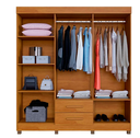 Ver imagem 2 de Guarda Roupa Casal 6 Portas 2 Gavetas com Pés 170cm Copacabana Cinamomo - Benetil