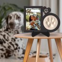 Ver imagem 3 de Porta Retrato com Molde da Patinha do Gato - Registro Eterno Pet - Memorial - Lembrança Eterna