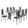 Conjunto de Mesa 180x75cm Tampo Granito com 8 Cadeiras Lavínea  - 2