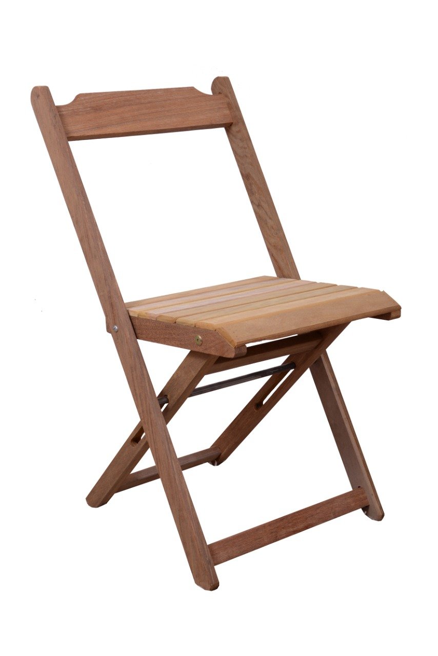 Cadeira Dobrável em Madeira Nobre - 1