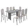 Conjunto de Mesa 180x75cm Tampo Granito com 8 Cadeiras Lavínea  - 2