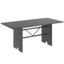 Ver imagem 4 de Conjunto de Mesa 180x75cm Tampo Ardósia com 8 Cadeiras Lavínea Preto/Martelado Prata/Floral