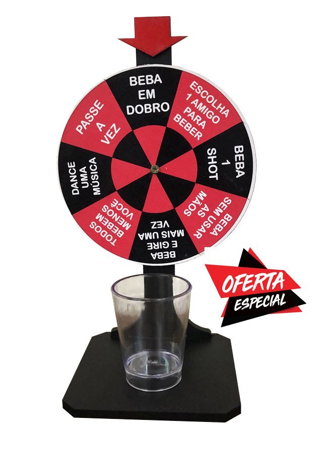 Jogo Beber Drink jogo de bebidas jogo roda de shot - HOUSE