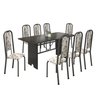 Conjunto de Mesa 180x75cm Tampo Ardósia com 8 Cadeiras Lavínea  - 2