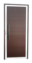 Ver imagem 1 de Porta Alumínio Lambril c/Puxador e.Mix Corten 80 Brimak