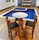 Ver imagem 2 de Mesa Alta Tipo Bistrô Tampo na Cor Branca
