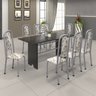 Conjunto de Mesa 180x75cm Tampo Ardósia com 8 Cadeiras Lavínea  - 1