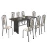 Conjunto de Mesa 180x75cm Tampo Ardósia com 8 Cadeiras Lavínea  - 2