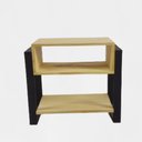 Ver imagem 3 de Cabeceira Mesa de Cabeceira 3 Prateleiras Madeira Maciça Pinus