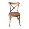 Cadeira Cross Madeira Natural Espresso Móveis - 6