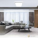 Ver imagem 4 de Plafon Moderno Led Branco Multicolor com Controle Dimmer 72w