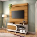 Ver imagem 1 de Estante Home para TV até 55 Polegadas 190x136cm 1 Porta de Correr e Rodízios Heitor Espresso Móve