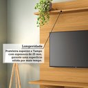 Ver imagem 6 de Estante Home para TV até 55 Polegadas 190x136cm 1 Porta de Correr e Rodízios Heitor Espresso Móve