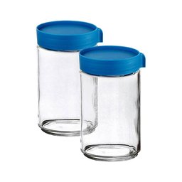 Jogo de 5 Potes Herméticos de Vidro com Tampa - 3