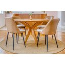 Ver mais imagens de Cadeira Estofada em Couro Quebec