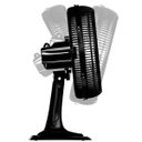 Ver imagem 4 de Ventilador de Mesa 40 Cm Turbo 10 Pás 150w Oscilante 3 Velocidades Preto Ventisol