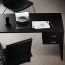 Ver imagem 5 de Mesa Escrivaninha para Escritório 2 Gavetas Home Office Gamer Quarto Londres