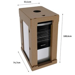 Fogão Brastemp Piso 4 Bocas Duas Prateleiras Ajustáveis Branco Bivolt BFO4NBB - 11
