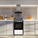 Ver mais imagens de Fogão Brastemp Piso 4 Bocas Duas Prateleiras Ajustáveis Branco Bivolt BFO4NBB
