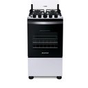 Ver imagem 2 de Fogão Brastemp Piso 4 Bocas Duas Prateleiras Ajustáveis Branco Bivolt BFO4NBB
