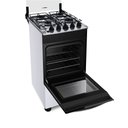 Ver imagem 5 de Fogão Brastemp Piso 4 Bocas Duas Prateleiras Ajustáveis Branco Bivolt BFO4NBB