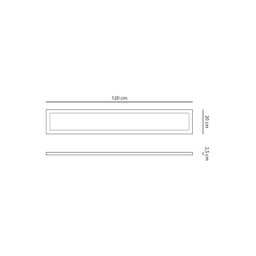 Plafon Led Sobrepor Branco 48w 4000k Luz Neutra Yamamura - 3