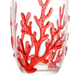Jogo Copos Altos de Acrílico Coral Vermelho 650ml (6 Peças) - 4