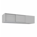 Ver imagem 2 de Ponte Canto Linear Modular 2 Portas de Correr Jade CabeCasa MadeiraOriginals Cinza/Urbano