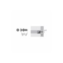 Ver imagem 3 de Pf Vb Du 260 (6,7 X 7,8 Mm - Curto) Hettich Rosca Soberba Zincado Branco (Kit Com 200 Un)