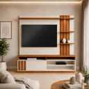 Ver imagem 6 de Home para TV até 55" Polegadas Mariana 1.80 Off White Amêndoa Mobler