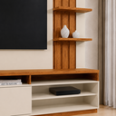 Ver imagem 5 de Home para TV até 55" Polegadas Mariana 1.80 Off White Amêndoa Mobler